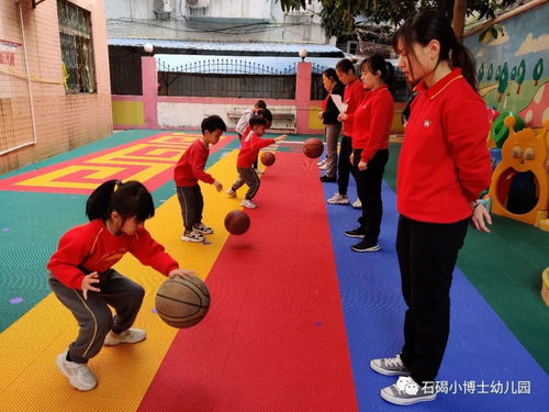 幼儿园立定跳远大赛，小选手大展身手！